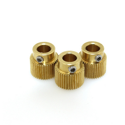 。link cnc 3D打印机 MK7 MK8 黄铜 行星减速机 送料轮 挤出轮