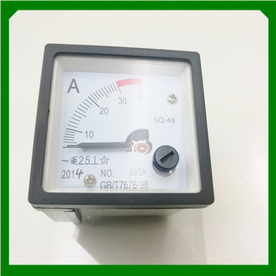 。上海新浦指针式电流电压表SQ-48 30/5A交流电流表48*48