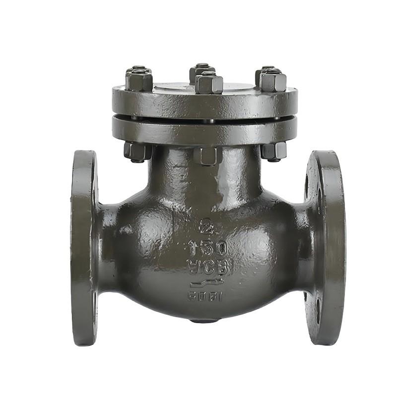 铸钢美标旋启式法兰逆止回阀H44H150LB300LB600LB高压蒸汽单向阀
