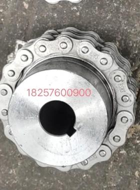 KC12018链条联轴器24A大扭矩国标轴孔开销键减速机齿轮箱配套现货