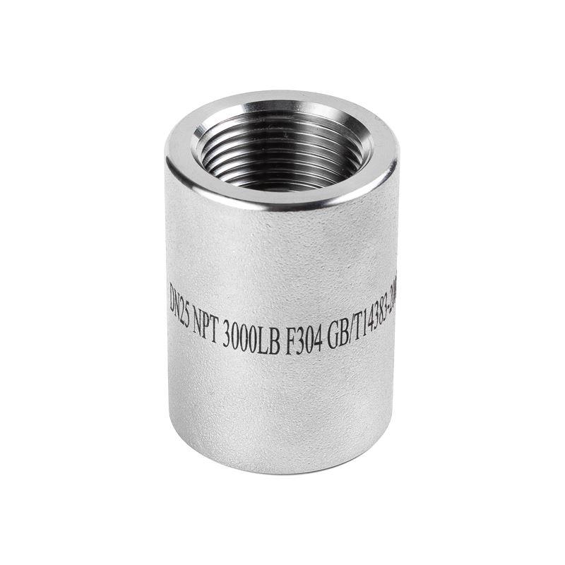 304/316L不锈钢高压内丝管箍NPT耐210KG管件3000LB内螺纹内牙美标