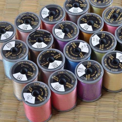 兄弟brother日本原装进口绣花线NV180家用NV18E电脑绣花机专用线