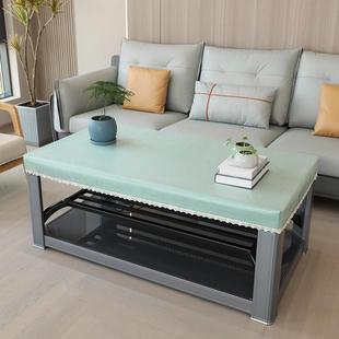 烤火桌子罩套防水防油纯色棉麻长方形电暖桌面罩子烤火被防脏桌罩