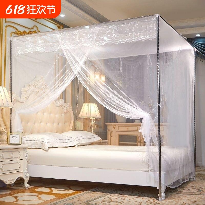 【全网爆款】防蚊加厚单门家用蚊帐1.5米卧室1.8m落地一开门1.8m