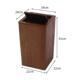 木质翻盖大号垃圾桶内套垃圾袋简约现代酒店大堂客厅办公家
