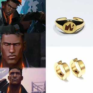 瓦罗兰特不死鸟戒指开口可调设计感同款无畏契约周边cos指环道具