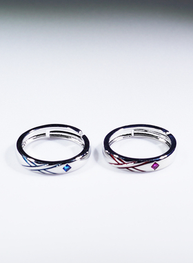 动漫国家队戒指02情侣对戒可调节万圣节cos指环二次元男女饰品