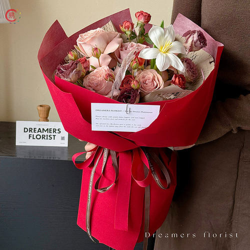 天鹅丝绒布鲜花礼物包装布小香风花束包花纸花艺材料