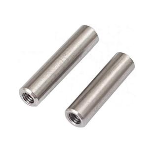 304不锈钢内螺纹圆柱销内牙销子销钉带孔定位销M5M6M8M10M12GB120