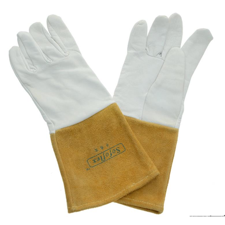 威特仕 10-1008上等羊青皮焊接手套 电焊烧焊防护手套 氩弧焊手套