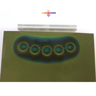 磁极观察片彩色无痕测磁片 韩国磁路磁场分布检测纸 测试充磁方向