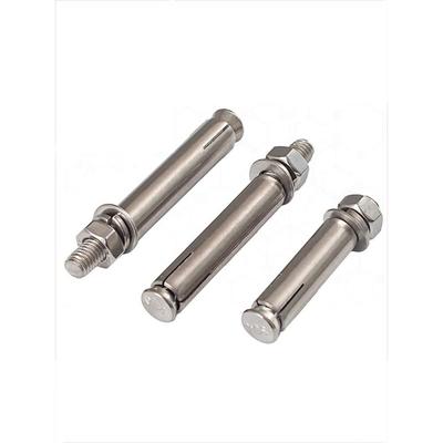 M6M8M10M12 304不锈钢膨胀螺丝201空调加长外膨胀螺栓316拉爆爆炸