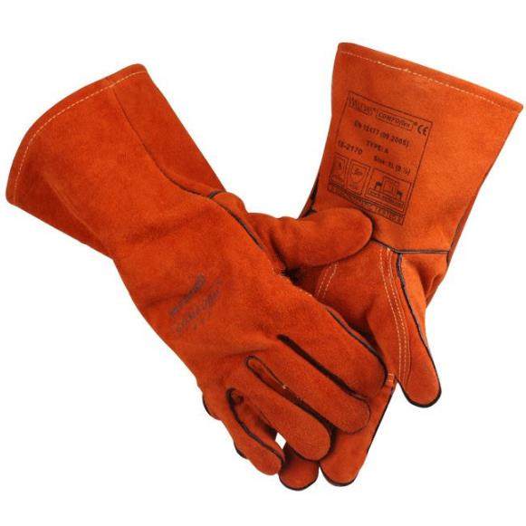 威特仕10-2170锈橙色牛二层皮电焊手套 烧焊焊接防护专用 加长款,童鞋/婴儿鞋/亲子鞋,儿童凉拖鞋,淘宝优惠券,粉丝福利购,淘宝优惠卷