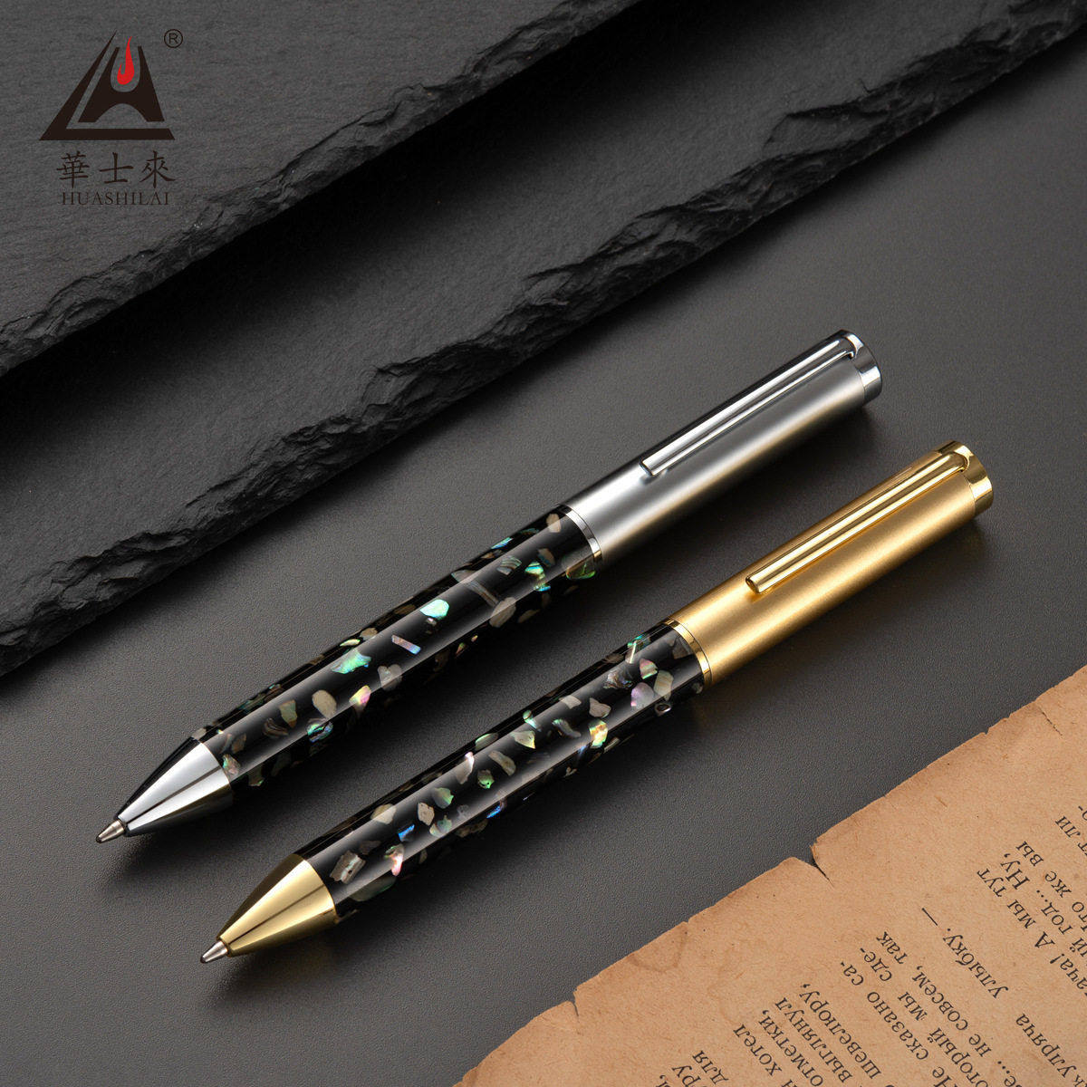金属旋转贝雕圆珠笔螺钿工艺商务广告礼品档中油圆珠笔印制lOGO,文具电教/文化用品/商务用品,圆珠笔,淘宝优惠券,粉丝福利购,淘宝优惠卷