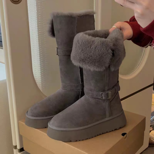 BH319冬季新款高邦厚绒雪地靴