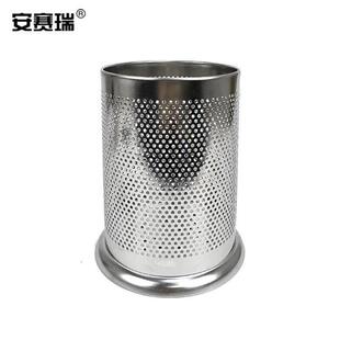 安赛瑞不锈钢存储架置物架沥水架餐具收纳桶筷子筒密孔款大号2637