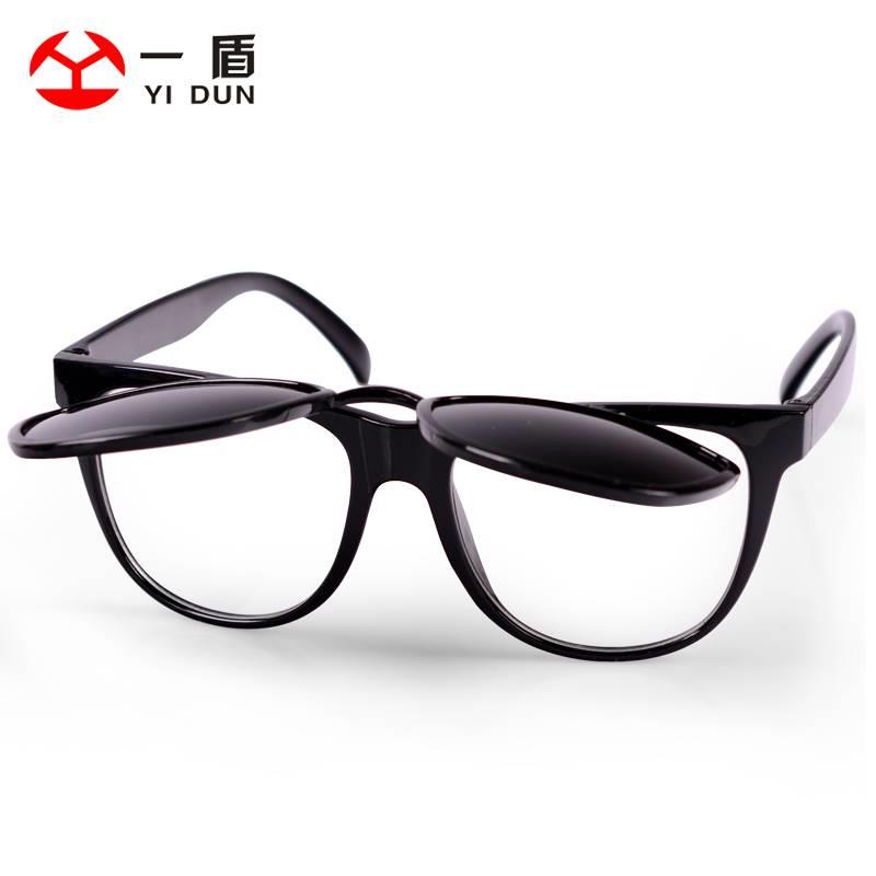 电焊眼镜焊工专用氩弧焊护目镜防强光防飞溅二保焊电焊面罩墨镜男