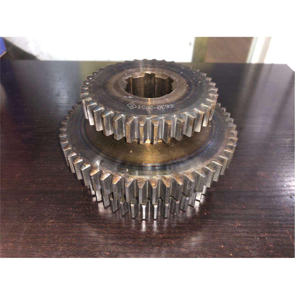 镇江 沈阳车床C630/CZ6163三联齿轮 Z=36/52/44内花键齿轮 2054