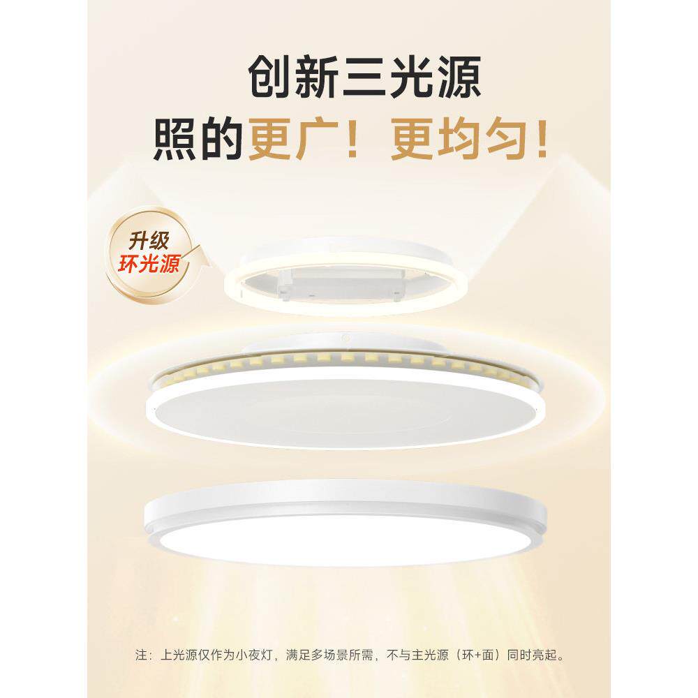 海世宝儿童护吸顶灯书房灯儿童AH5-T房灯卧眼现室灯简约代h灯A5-T