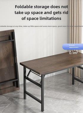 叠可折电脑桌家UDI办公桌卧叠室折桌出租房桌小桌学习庭写字台