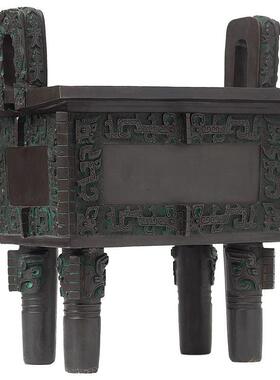 司母戊鼎摆0057桌件仿铜鼎青铜器鼎盛千秋业礼古品办公复古开工艺