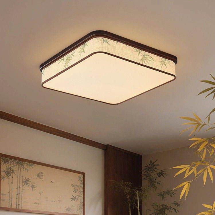 学宋中国大陆氏艺美新中式竹叶刺绣吸顶灯卧室书房光谱布全圆形灯,家装灯饰光源,餐厅/卧室/书房吸顶灯,淘宝优惠券,粉丝福利购,淘宝优惠卷