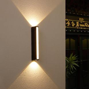 2023新款光外壁灯防水庭大门口阳户台外墙灯上下院打创意双头灯