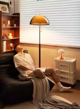 式法中古客落地灯落日氛围灯卧室床头设师计覆栏13260古厅沙发旁