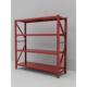 红色防货架红可物资架层P型高调节无需螺色丝现货送货上门多层货
