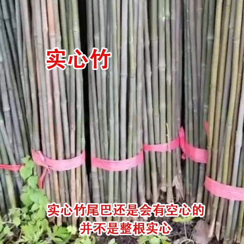 实心竹竹菜园搭架用竹竿豆角黄瓜西红柿爬藤竹竹杆辣TLW椒子竿