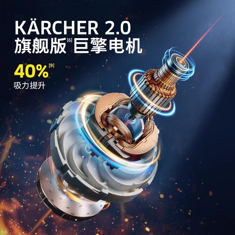 德国卡VC3器赫吸尘家用螨大吸力小型手持除猫毛C多功能有线 线吸