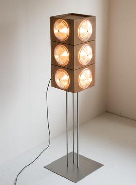 山河即落木 原创设计A-dai灯装饰地 实木氛围YH01094 灯长方体艺