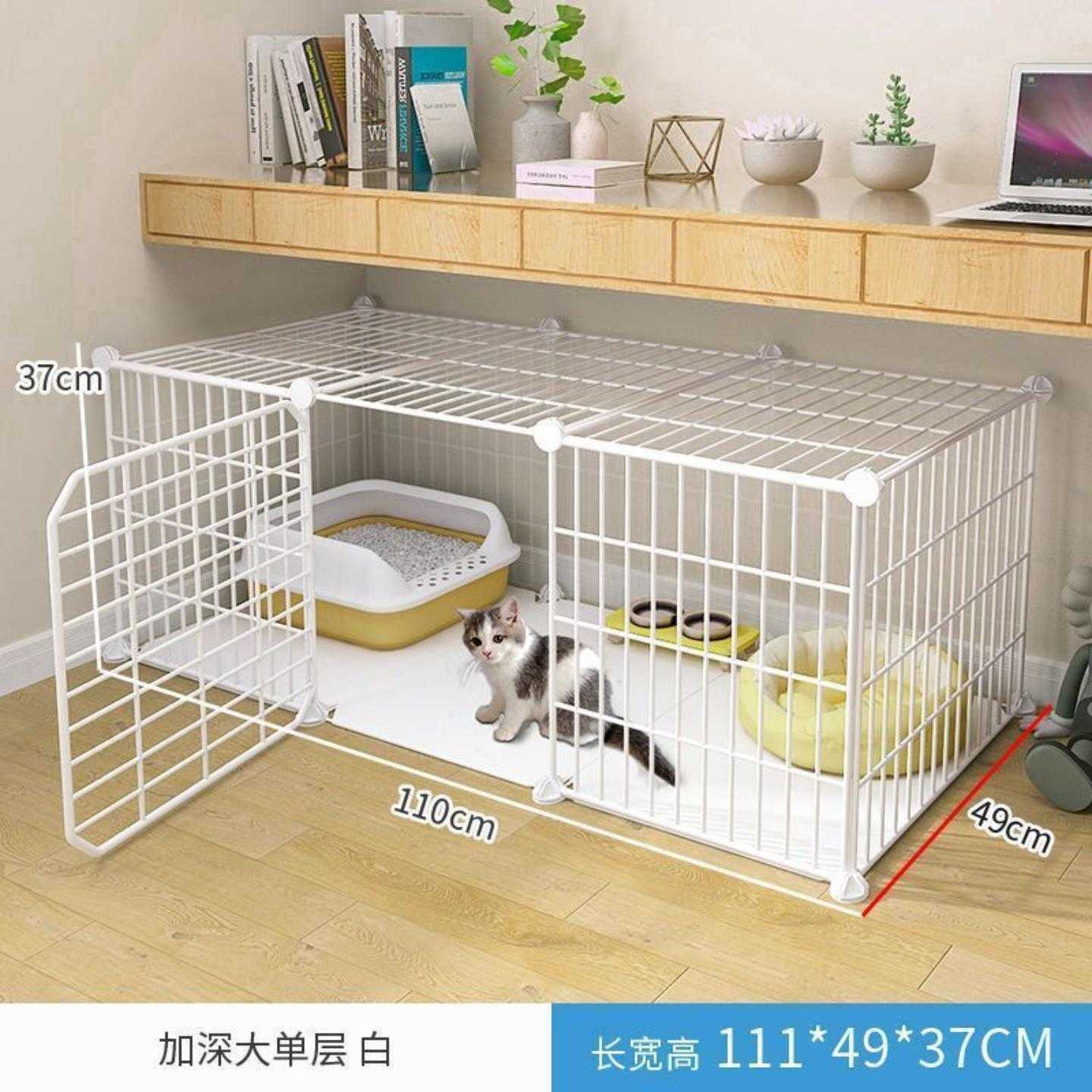 猫笼子带厕所别墅超大自由空间室内空笼猫舍家用三层小型猫咪猫窝