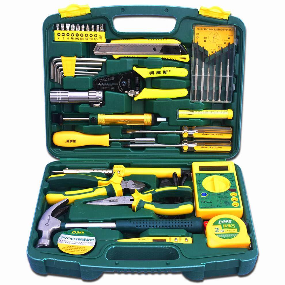 得威斯 电工工具套装 37件套电讯工具组套电工工具包带万用表包邮,童装/婴儿装/亲子装,包包,淘宝优惠券,粉丝福利购,淘宝优惠卷