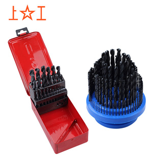 。上工直柄麻花钻头6542高速钢钻头套装电钻钻头钻咀1-10 1-13mm