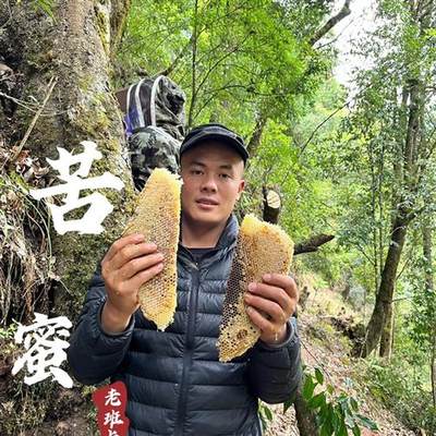 云南大理高原野生苦树洞蜜苦蜜药蜜外敷食用纯正天然百花蜜结晶状