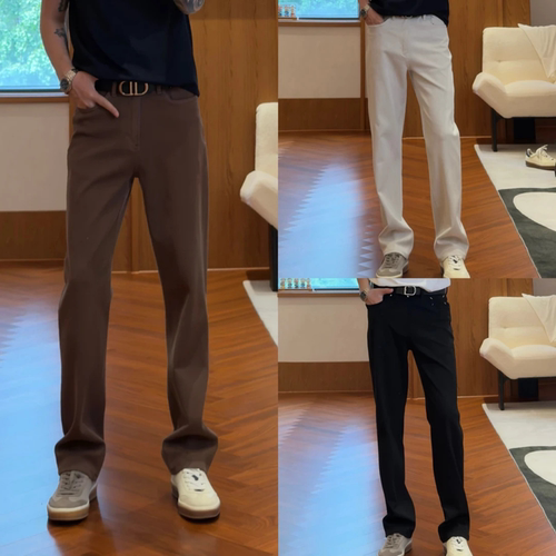 BLANDOO轻奢极简直筒牛仔裤