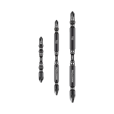 得力十字批头大小头批头强磁防滑