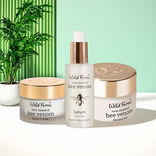 新西兰原装进口帕氏parrs蜂毒系列晚霜/精华液/保湿面霜护肤套装