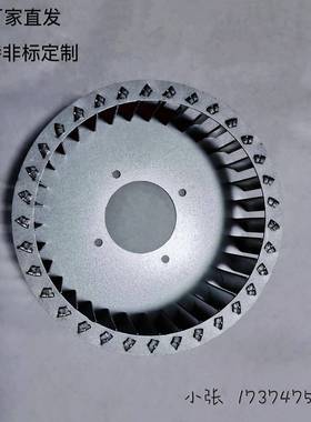 离心风机风轮风叶叶轮配件厨房车间通风用风轮CF多翼式镀锌叶轮