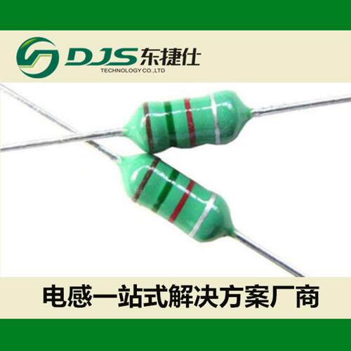 东捷仕直插件色环电感AL0307-151K色码电感4/1W150UH3*7mm