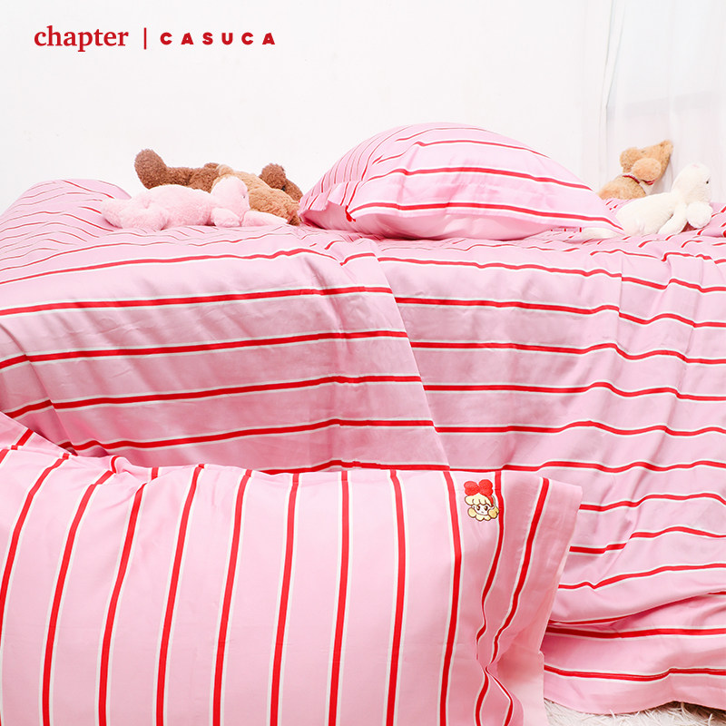CASUCA X Chapter捧花少女100%兰精天丝棉四件套公主风儿童房床品