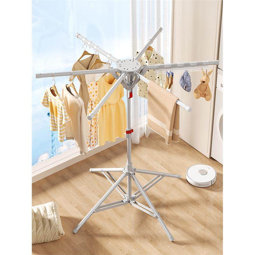 折叠晾衣架落地阳台室内外家用简易凉衣杆小户型挂衣架晒被子神器,收纳整理,置地/升降晾晒衣架,淘宝优惠券,粉丝福利购,淘宝优惠卷