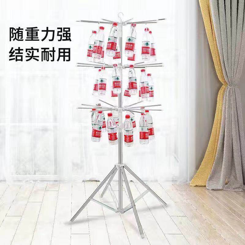 婴儿晾衣架折叠落地多功