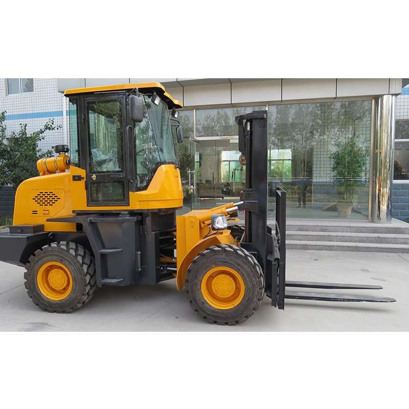 越野叉车 山区泥泞路石料叉装机装载机矿用轮式装载机现货