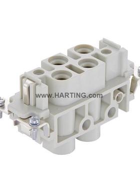 09380062701HANK4/2大电流80A4芯连接器HARTING哈丁浩亭原装