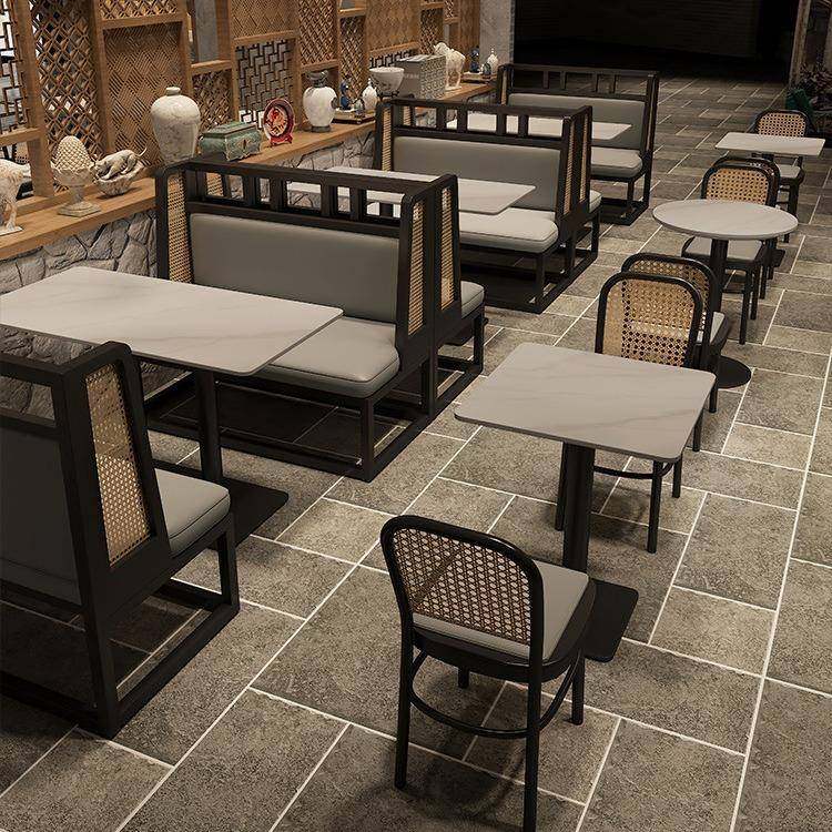 主题餐厅饭店火锅店卡座沙发东南亚餐饮茶楼铁艺编藤桌椅组合,电子/电工,接线端子,淘宝优惠券,粉丝福利购,淘宝优惠卷