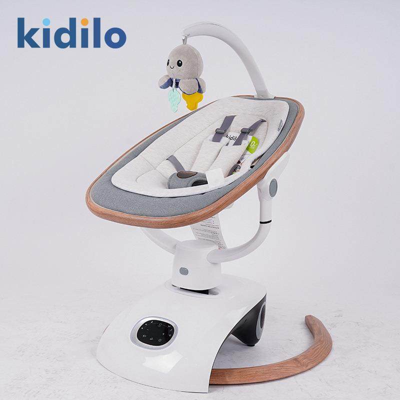 Kidilo婴儿摇椅宝宝摇床新生儿电动摇篮折叠哄娃哄睡带音乐