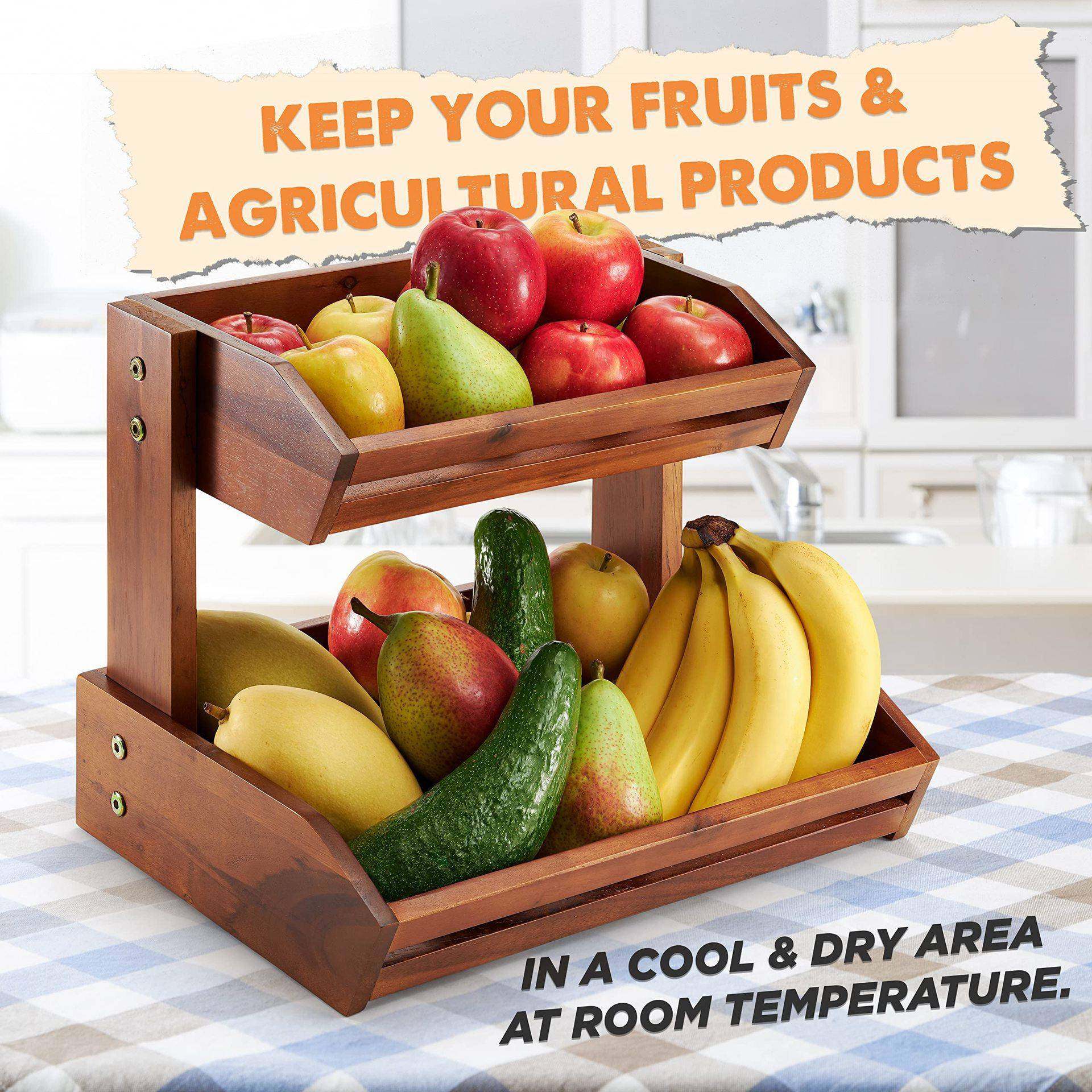 柚木果篮沥水篮双层组装型果篮二层置物架蔬菜收纳篮厨房置物架,基础建材,脚轮/万向轮,淘宝优惠券,粉丝福利购,淘宝优惠卷