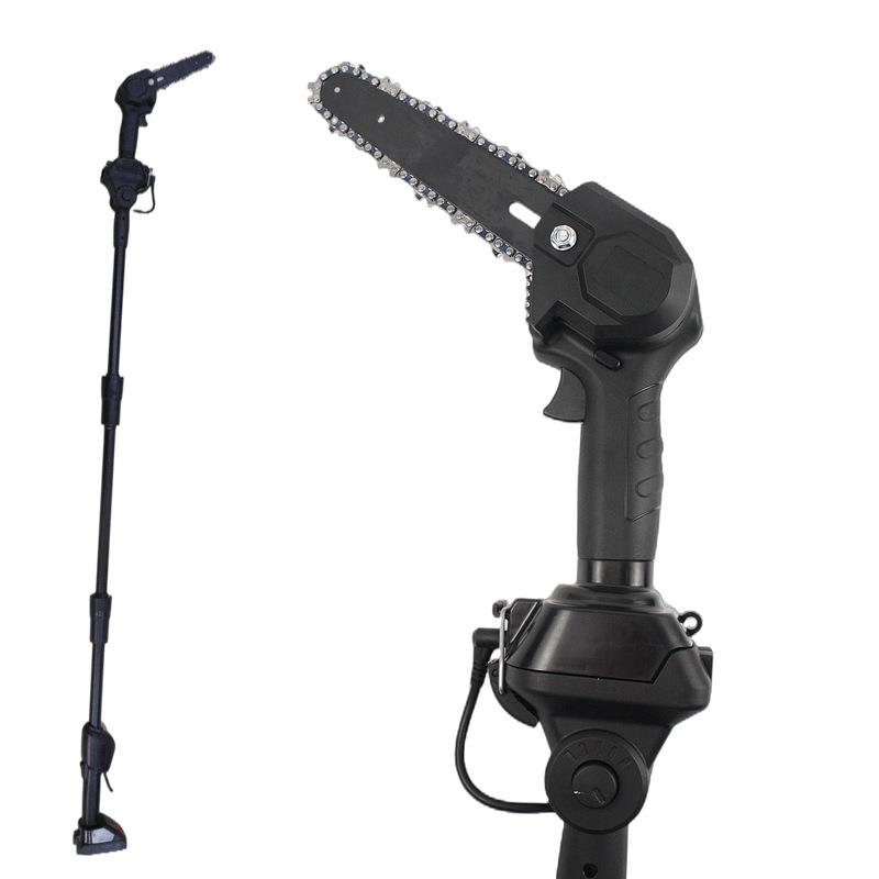 电动高枝锯充电式高空修剪树枝电锯高枝链锯锂电高枝锯